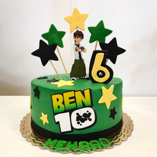 Star Ben 10 Cake