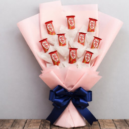 10 Kit kat chocolate bouquet