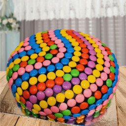 0.5 Kg Chocolate Gems Cake