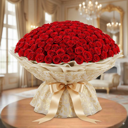 Red Rose Bouquet for Women's Day - My Big Surprise Red Rose Bouquet for Women's Day - My Big Surprise