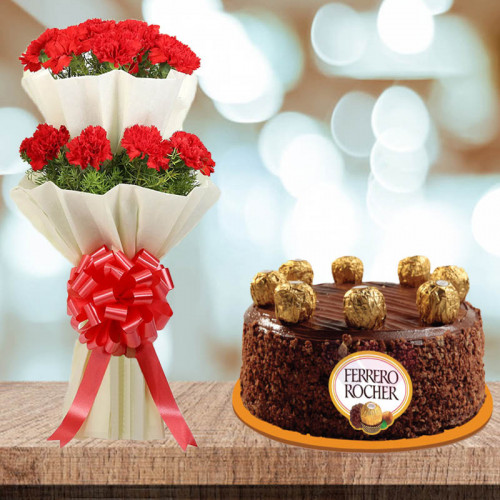 Ferrero Rocher Cake Combo 