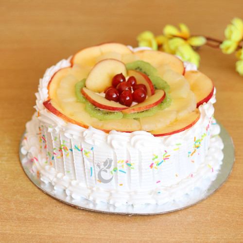0.5 Kg Sugarfree Apple Vanilla Cake