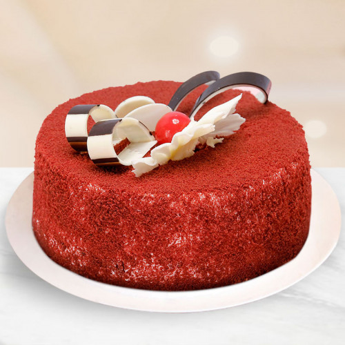 0.5 Kg Sugarfree Red Velvet Cake 