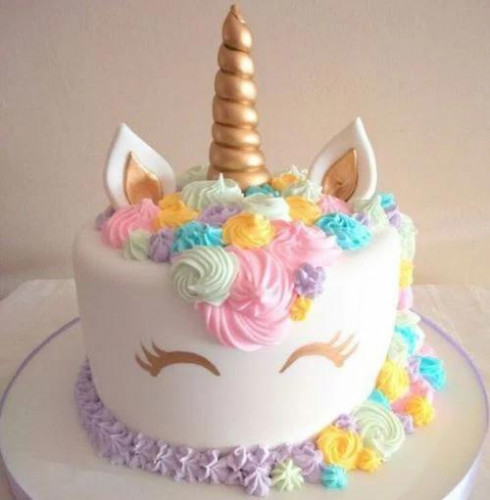0.5 Kg Unicorn Theme Cake