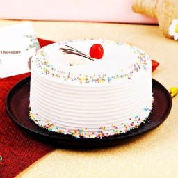   Half Vanilla Cherry Cake