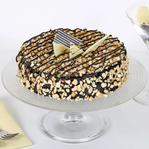 Half Kg Walnut Chocolate Cake