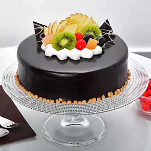 Half  Kg Chocolaty Fruit Cake