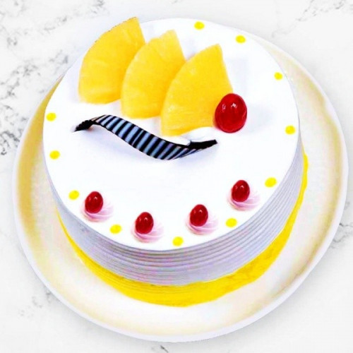 Half Kg Tasty Pineapple Cake