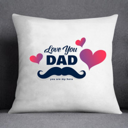 Dad Super Hero Cushion 12x12