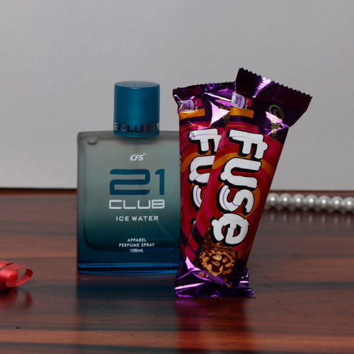 Combo Gift of Ice Water Perfume  and Two Fuse Chocolate